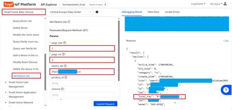 Использование Local key Tuya для поиска устройств