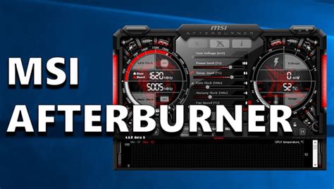 Использование MSI Afterburner для контроля температуры и нагрузки