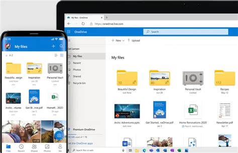 Использование OneDrive на разных устройствах