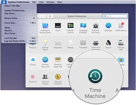 Использование Time Machine для восстановления Сафари на Mac