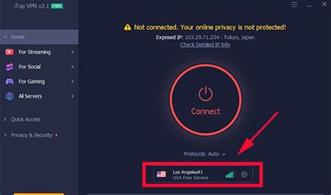 Использование VPN для установки фиктивного местоположения