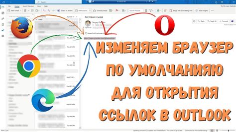 Использование Web интерфейса для открытия ссылок