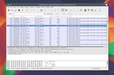 Использование Wireshark для отслеживания характеристик атакующего