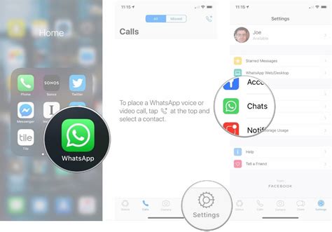 Использование iCloud для восстановления чата WhatsApp на iPhone