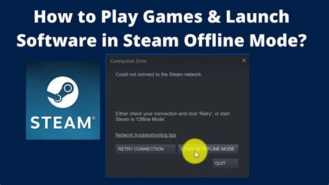 Используйте обходной путь через Steam Offline Mode