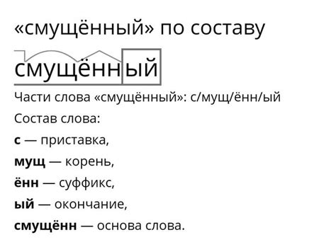 История слова "смущенный"