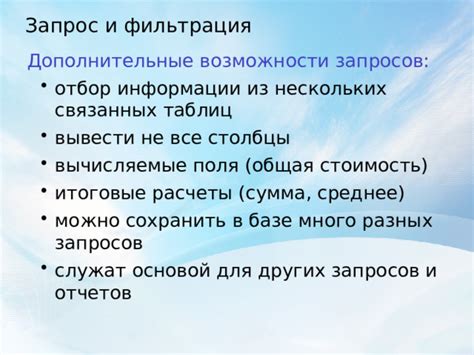 Итоговые рекомендации и дополнительные возможности