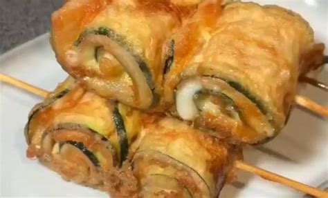 Кабачковые рулетики: простой и вкусный рецепт на обед