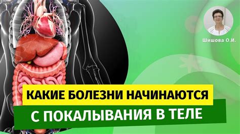 Какие органы могут вызывать покалывания в теле