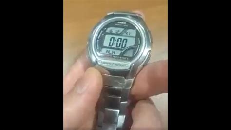 Как вернуть звуковой сигнал на часах Casio