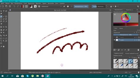 Как включить сглаживание для кистей в Krita