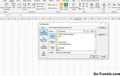 Как добавить и настроить гиперссылку в Excel