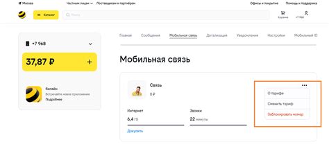 Как заблокировать и разблокировать номер Билайн через личный кабинет