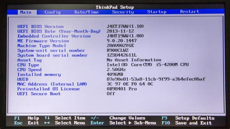 Как зайти в BIOS на ноутбуке Lenovo ThinkPad