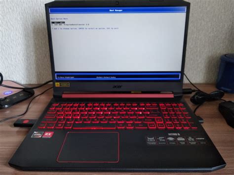 Как изменить настройки биоса на Acer Nitro 5