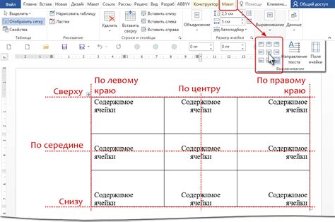 Как изменить размер ячеек в таблице Word