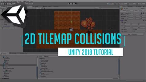 Как изменить Tilemap Collider 2D в Unity