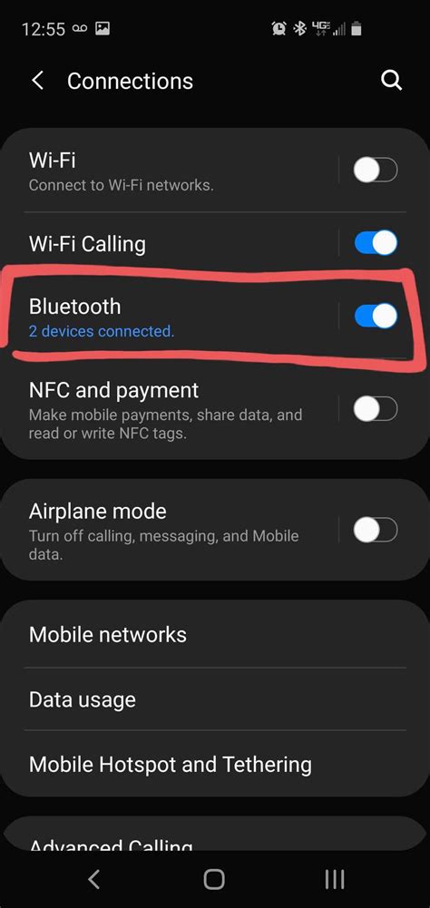 Как использовать настройки Android Samsung для определения версии Bluetooth