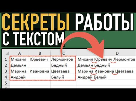 Как использовать формулу сцепить в Excel для форматирования текста