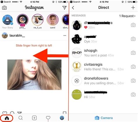 Как использовать функции Direct и истории Instagram