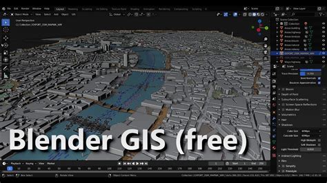 Как использовать Blender GIS для анализа пространственных данных