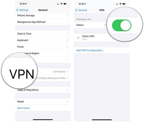 Как использовать VPN-приложение для настройки VPN на iPhone