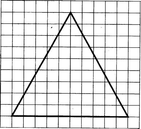 Как найти площадь треугольника на клеточной бумаге?