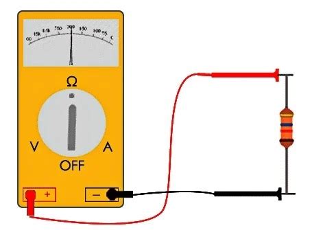 Как найти сопротивление с использованием омметра?