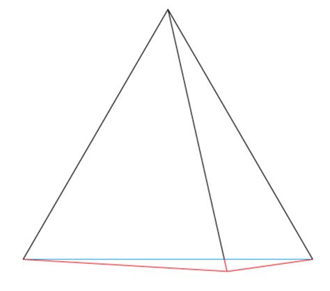 Как нарисовать пирамиду геометрии