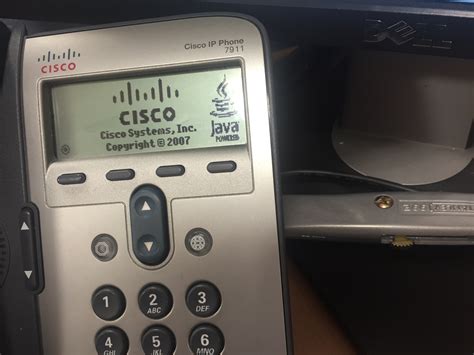 Как настроить IP телефон Cisco 7911 через веб-интерфейс