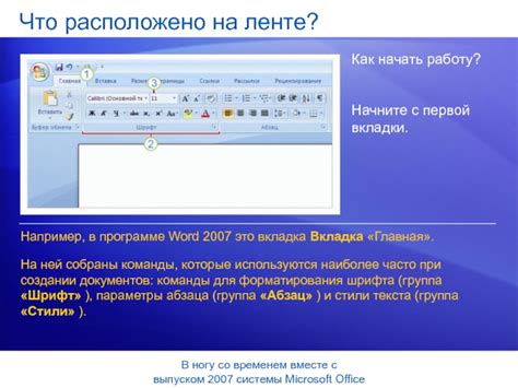 Как начать работу в программе Word: основные инструменты