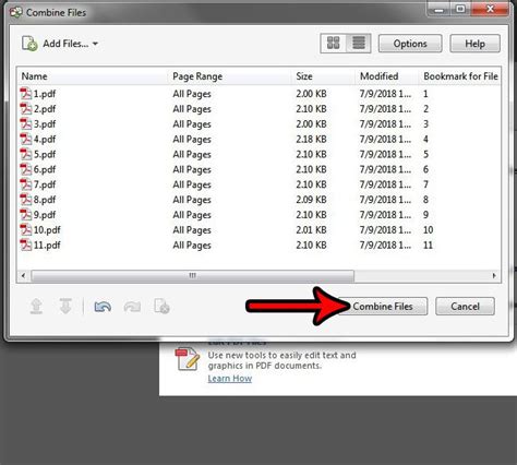 Как объединить PDF файлы с помощью Adobe Acrobat