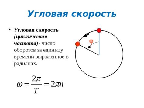 Как определить угловую скорость