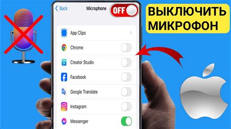 Как отключить микрофон на iPhone приложениями третьих сторон