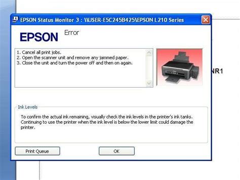 Как отключить статус монитор принтера Epson L132