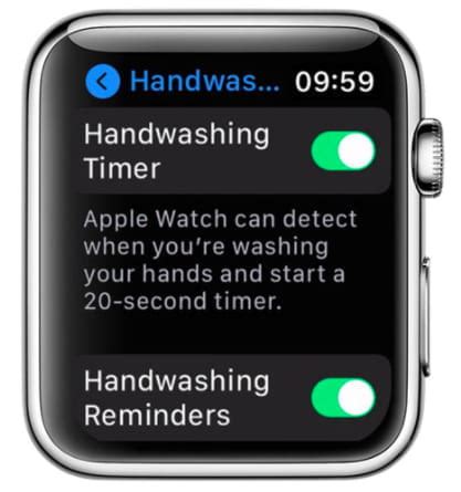 Как отключить функцию мытья рук на Apple Watch