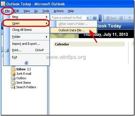 Как открыть архив в Outlook без потери данных?