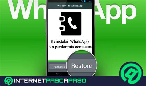 Как переустановить WhatsApp на телефоне