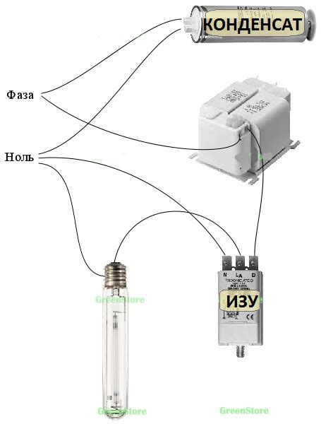 Как подключить дроссель к лампе?