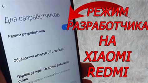 Как подключить разработчика на Redmi за 4 шага