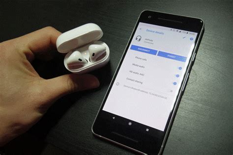 Как подключить смартфон к наушникам Аирподс через Bluetooth?