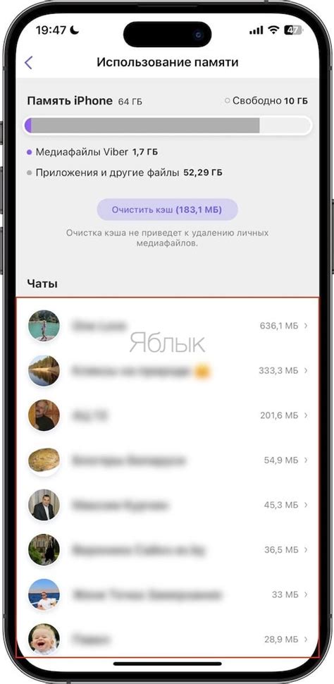 Как полностью удалить кэш Viber на iPhone