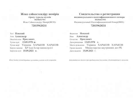 Как получить ИИН в Казахстане для граждан России