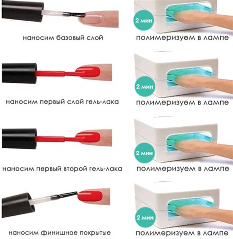 Как правильно наносить цветной гель-лак на ногти