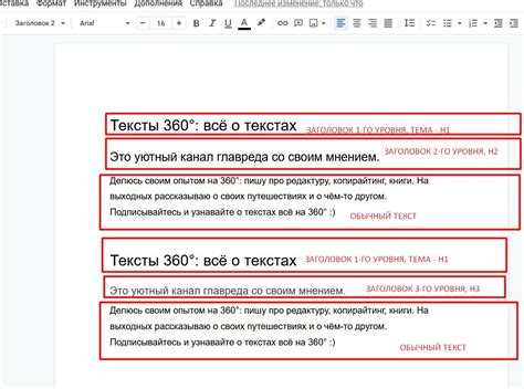 Как правильно оформить заголовки и подзаголовки