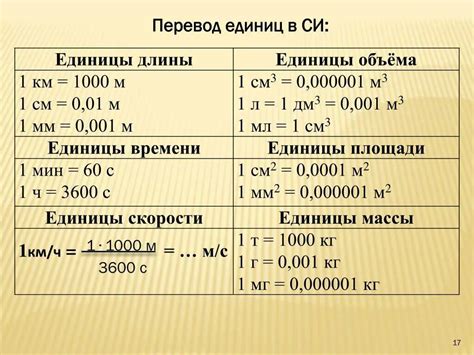 Как правильно перевести счет при множестве единиц измерения