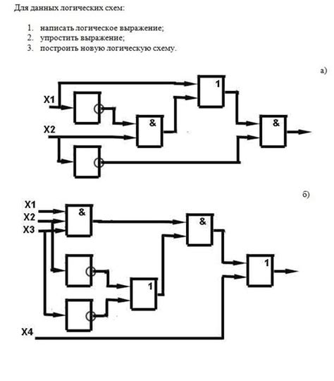 Как правильно построить схему логического выражения