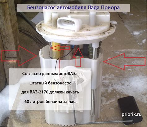 Как провести безопасную проверку бензонасоса Приора