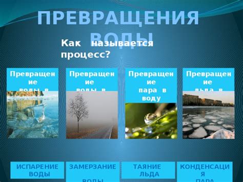 Как происходит превращение пара в воду: ключевой процесс