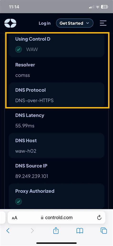 Как протестировать настройку DNS после восстановления